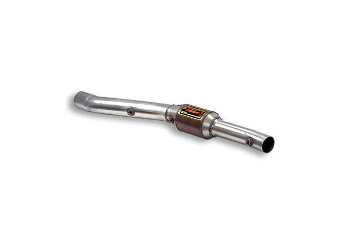 Anteriore sinistro con catalizzatore metallico 100CPSI per BMW E31 840 (Conversione motore S62)