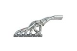 Collettore(Guida a sinistra)acciaio inox per BMW Z3 Coupè 2.8i '97 - 08/'98