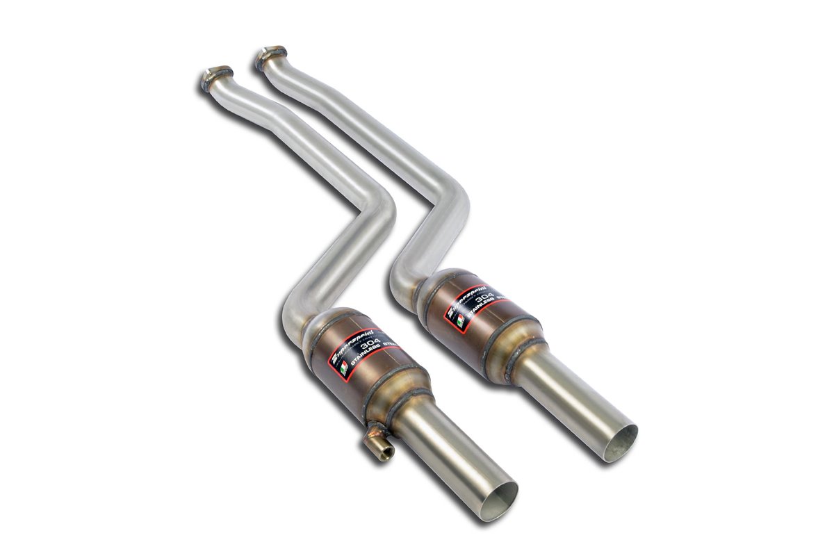 Scarico anteriore con catalizzatore metallico 100 CPSI destro + sinistro per BMW Z3 Roadster / Coupè - Tutti i modelli (Conversi
