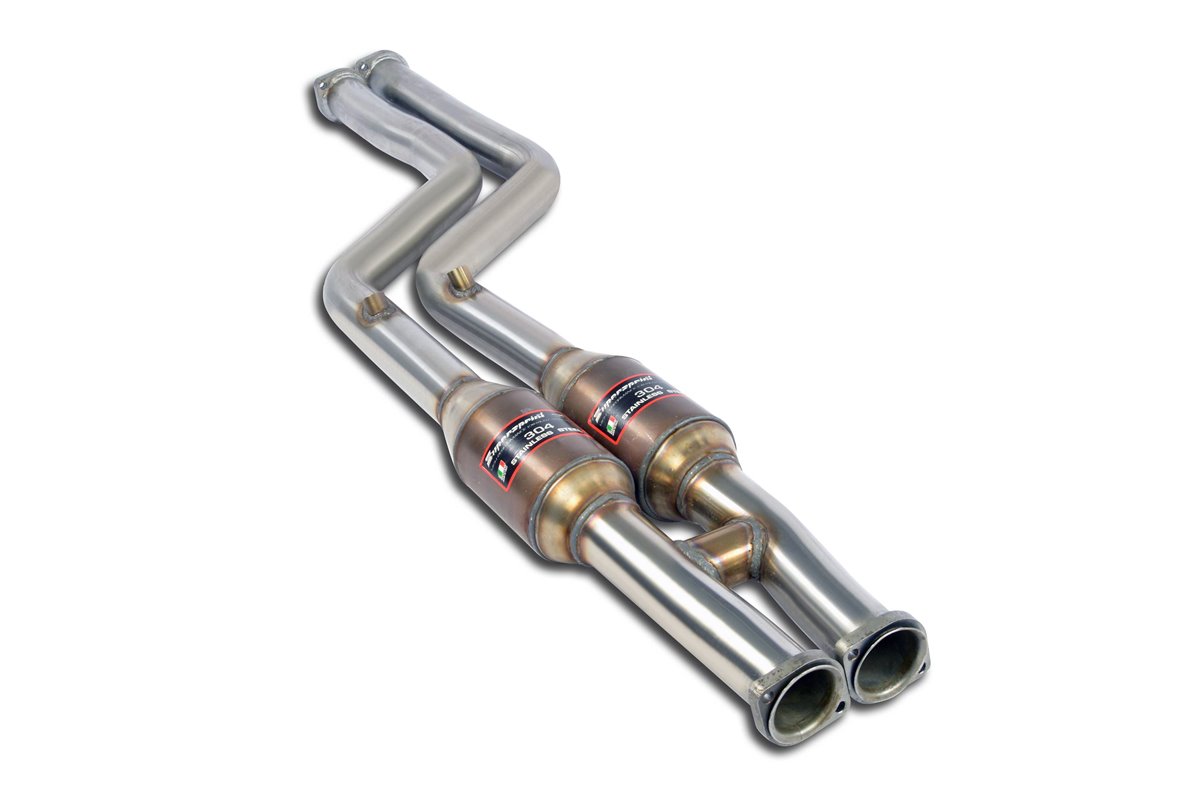 Anteriore "H-Pipe" con catalizzatore metallico Destro - Sinistro per BMW Z3 Roadster / Coupè - Tutti i modelli (Conversione moto