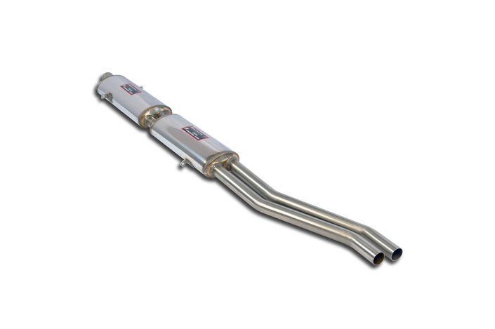 Scarico anteriore + centrale sinistro (2 Silenziatori).Disponibile su richiesta per FERRARI 250 GT/E 2p. '60 - '63