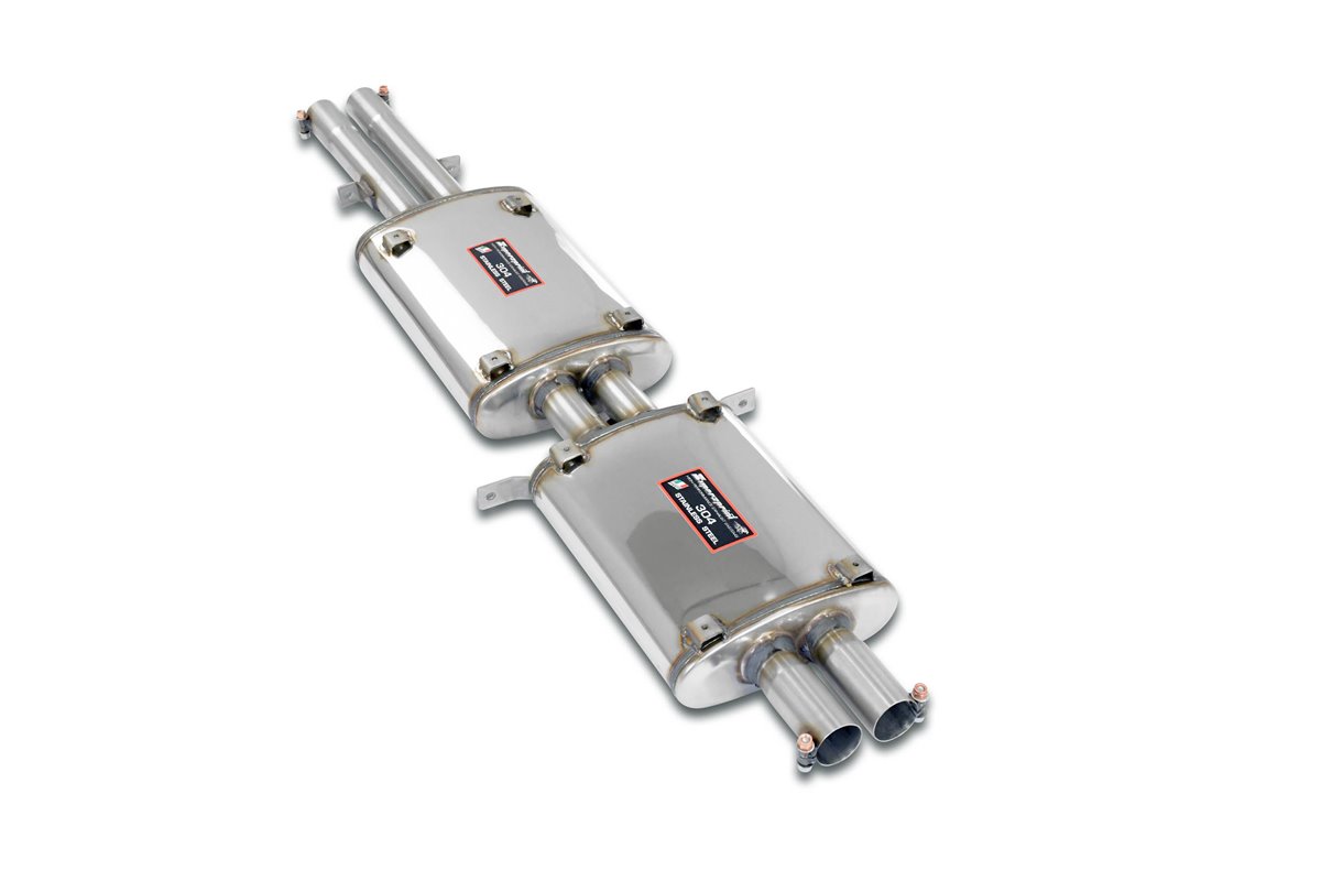 Scarico anteriore + centrale sinistro (2 Silenziatori) per FERRARI 275 GTS / GTS/4 / GTS Muso Lungo 1964 - 1968