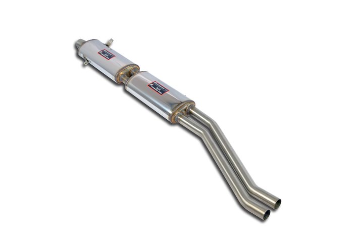 Scarico anteriore + centrale destro (2 Silenziatori)Disponibile su richiesta per FERRARI 330 GT 2+2 (4.0L V12) 1964 - 1967