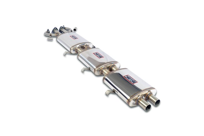 Scarico anteriore + centrale sinistro (3 Silenziatori)Disponibile su richiesta per FERRARI 400i '79 - '85