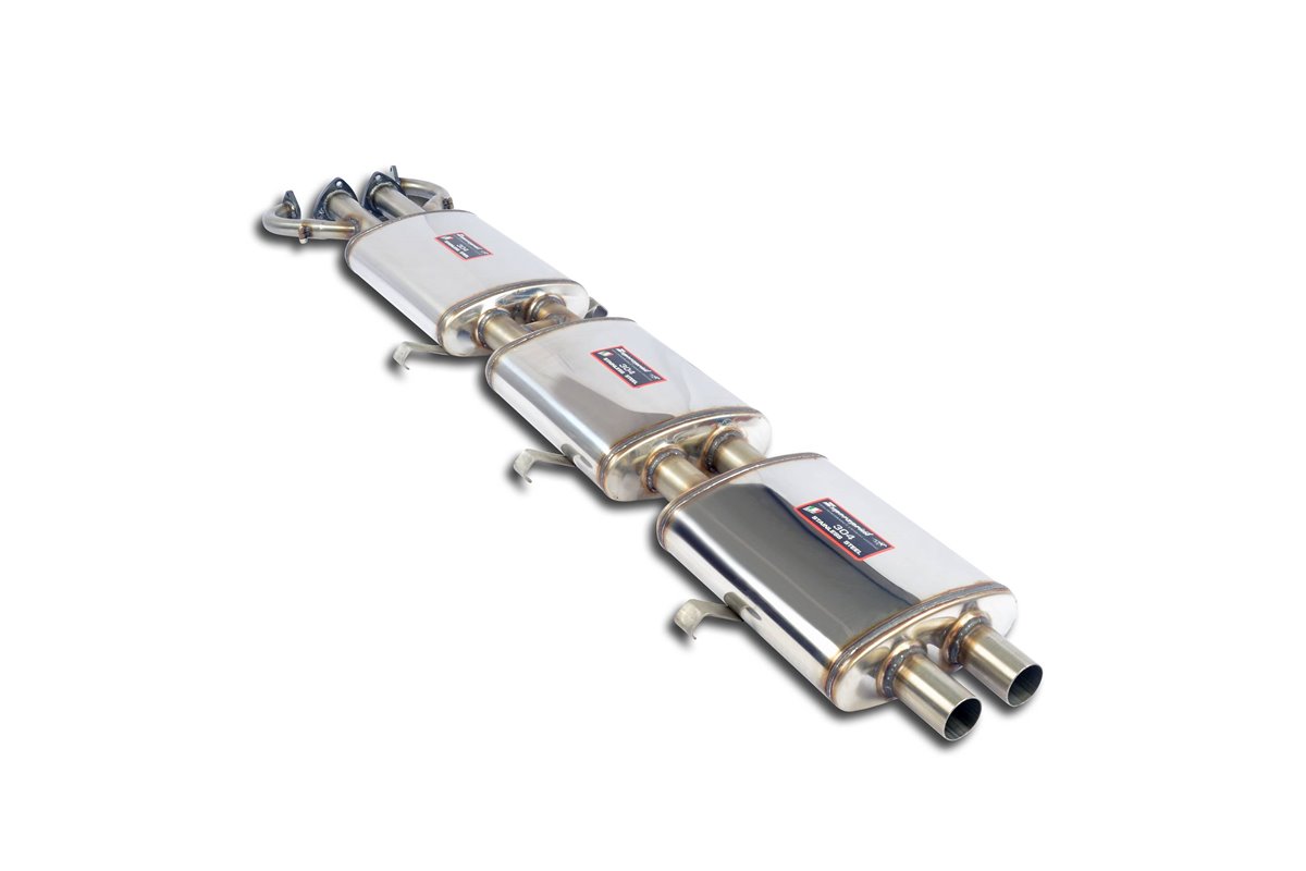 Scarico anteriore + centrale destro (3 Silenziatori)Disponibile su richiesta per FERRARI 400i '79 - '85
