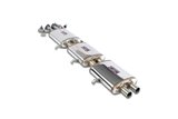 Scarico anteriore + centrale sinistro (3 Silenziatori)Disponibile su richiesta per FERRARI 412 '85 - '89
