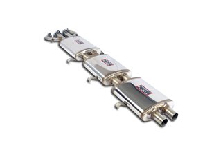 Scarico anteriore + centrale destro (3 Silenziatori)Disponibile su richiesta per FERRARI 412 '85 - '89