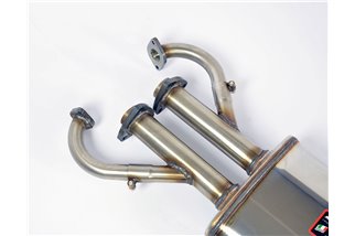 Scarico anteriore + centrale destro (3 Silenziatori)Disponibile su richiesta per FERRARI 412 '85 - '89