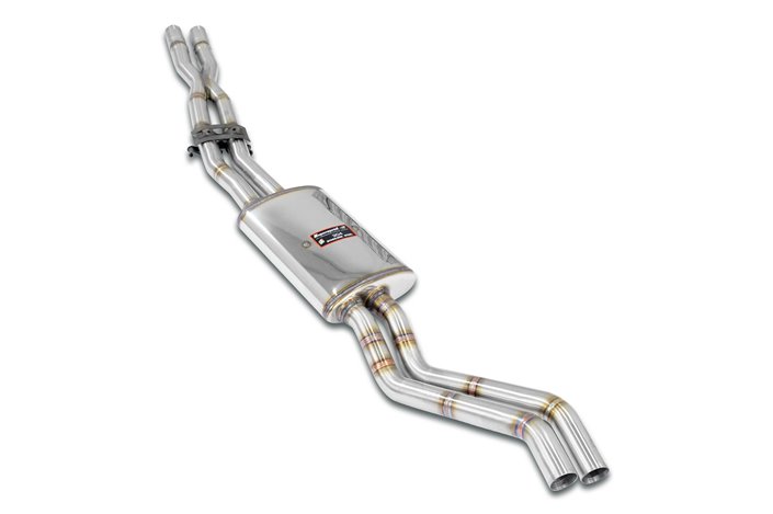 Anteriore "X-Pipe" + Silenziatore centrale per MERCEDES W109 300 SEL (6.3L V8) '67 - '72