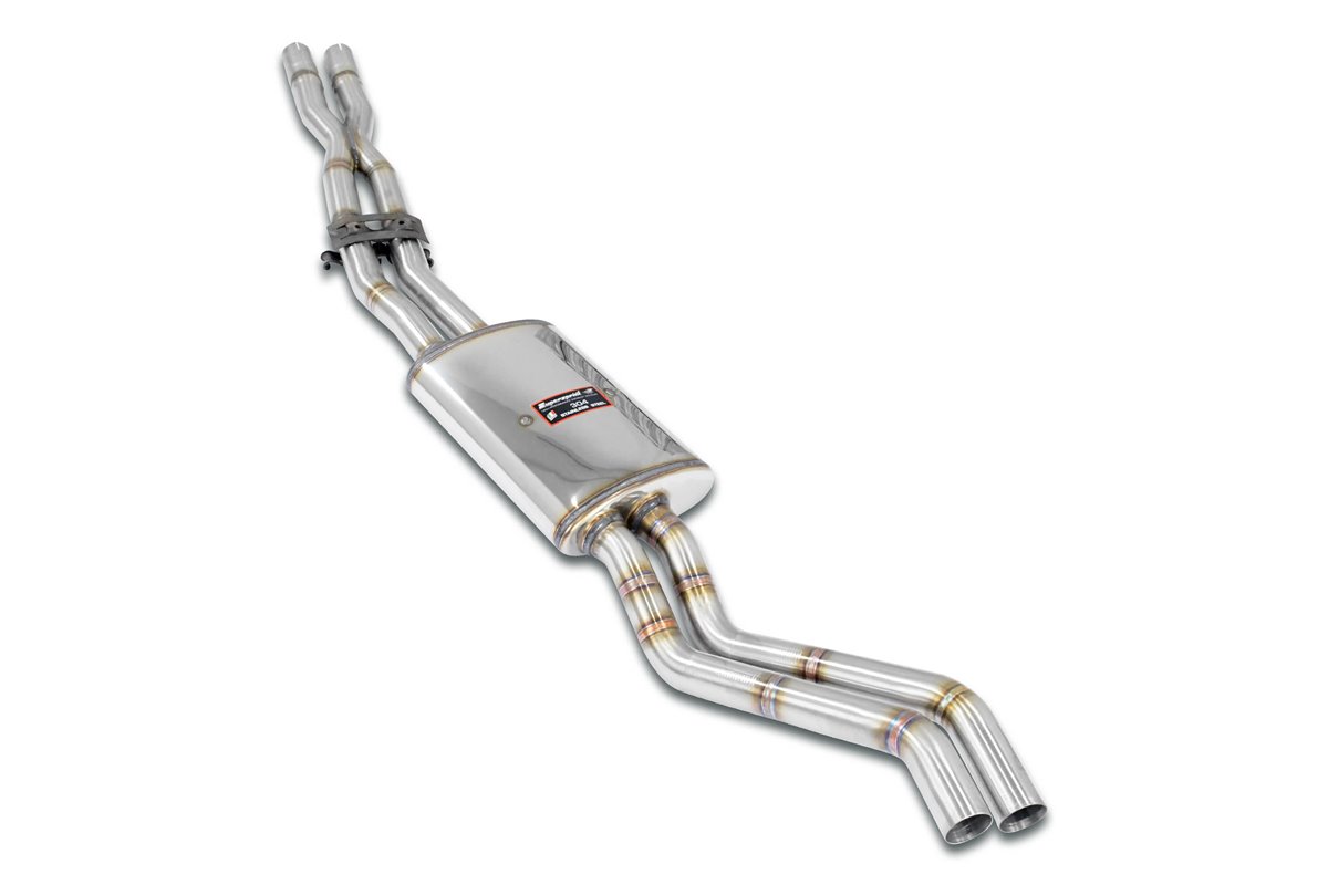 Anteriore "X-Pipe" + Silenziatore centrale per MERCEDES W109 300 SEL (6.3L V8) '67 - '72