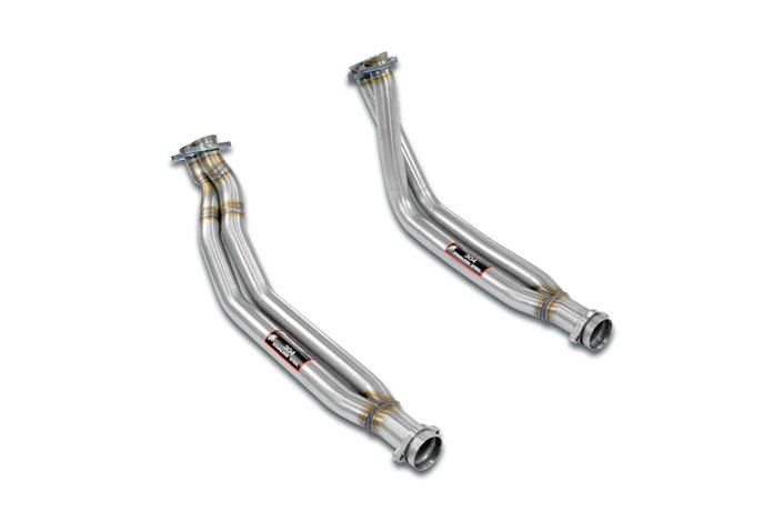 Downpipe destro - sinistro per MERCEDES R107 380 - 420 - 500 SL V8  '80 -'85 (Mod. USA)   