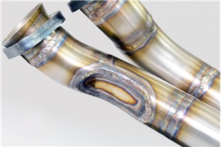 Downpipe destro - sinistro per MERCEDES R107 380 - 420 - 500 SL V8  '80 -'85 (Mod. USA)   