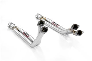 Downpipe destro - sinistro per MERCEDES R107 380 - 420 - 500 SL V8  '80 -'85 (Mod. USA)   