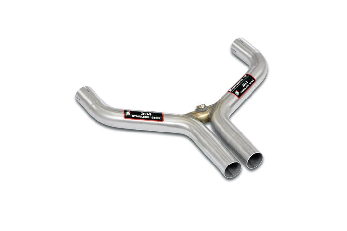 Tubo raccordo "Y-Pipe" per MERCEDES R107 420 - 500 SL V8 '86 -'89 (Mod. USA)