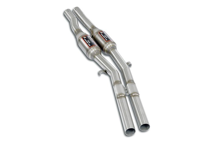 Catalizzatori centrali destro - sinistro per MERCEDES R107 560 SL V8 '86 -'89 (Mod. USA)