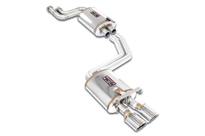 Cat.-Back package - A per MERCEDES 190E 2.6 (166 Hp) '86 - '93 (Dual Pipe)