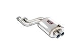Cat.-Back package - A per MERCEDES 190E 2.6 (166 Hp) '86 - '93 (Dual Pipe)