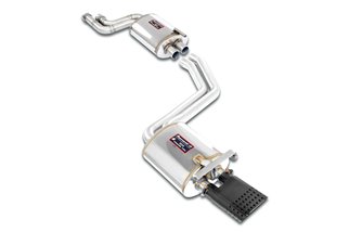Cat.-Back package - B per MERCEDES 190E 2.6 (166 Hp) '86 - '93 (Dual Pipe)