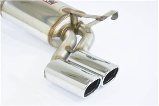 Centrale + posteriore 95x75 "S-Bend" per MERCEDES W124 E 420 V8 (279 Hp) '94 - '95