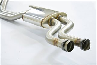 Centrale + posteriore 95x75 "S-Bend" per MERCEDES W124 E 420 V8 (279 Hp) '94 - '95