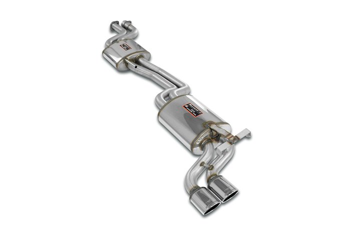 Centrale + posteriore 90x70 "S-Bend" per MERCEDES W124 E 500 V8 (320 Hp - 326 Hp) '94 - '95