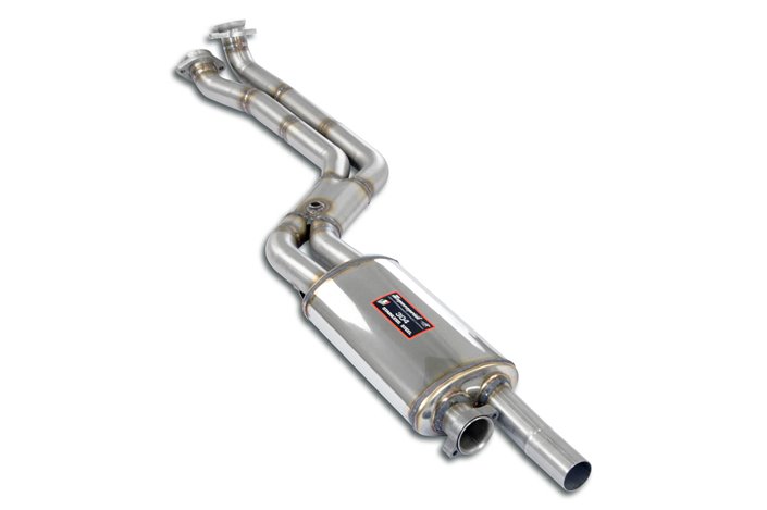 Silenziatore anteriore per MERCEDES C124 E 300 CE (M103 - 180 Hp) '87 - '92