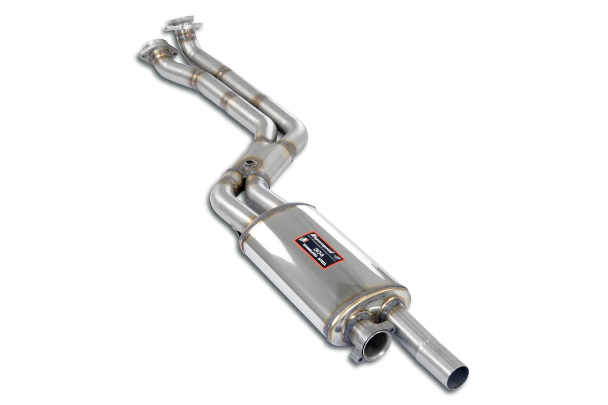 Silenziatore anteriore per MERCEDES C124 E 300 CE (M103 -188 Hp) '87 - '92  