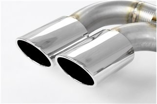 Kit tubi centrali + posteriore, terminali S-Bend 90x70paraurti Standard per MERCEDES W126 SE 380 '86 - '91