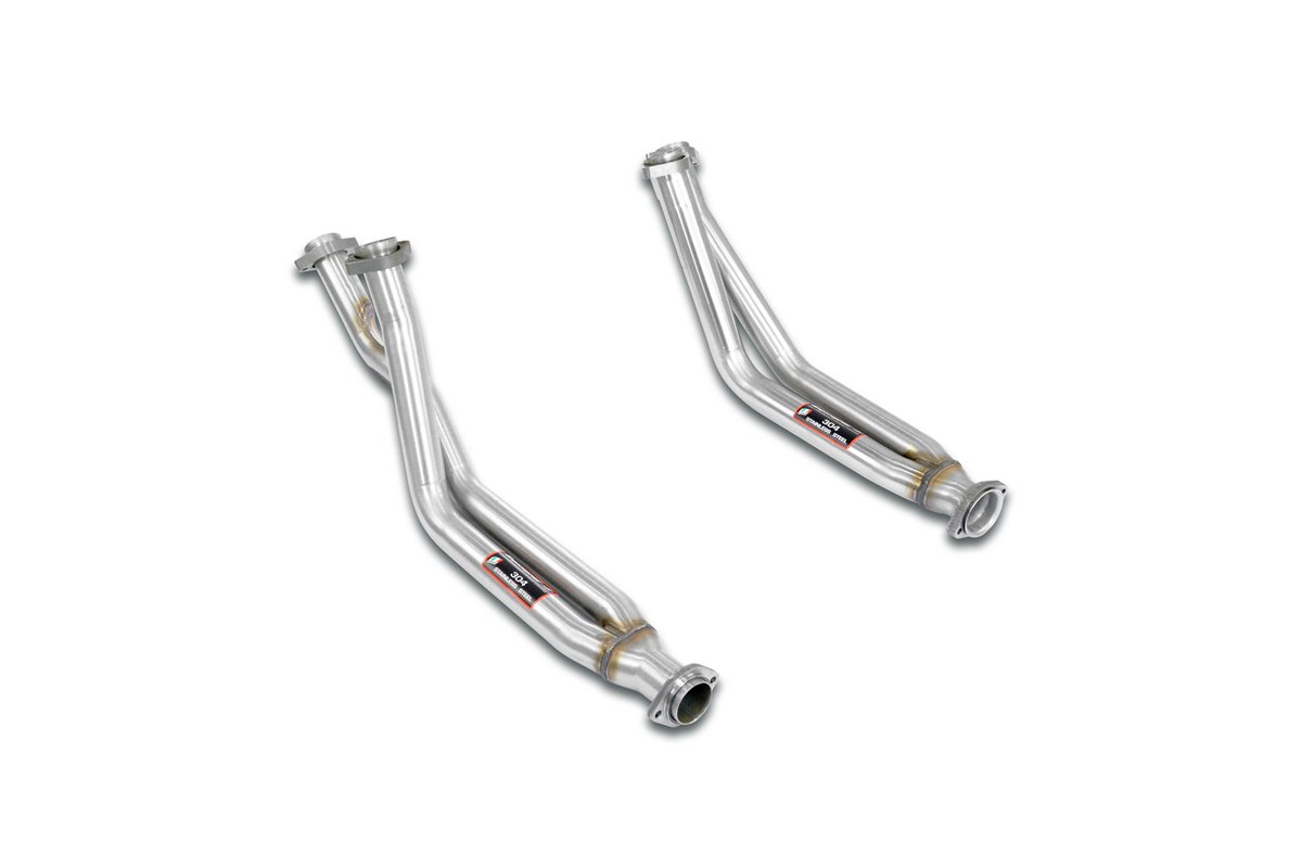 Kit Downpipe Destro - Sinistro(Per collettori di serie - Euro version) per MERCEDES V126 SEL 420 '85 - '91