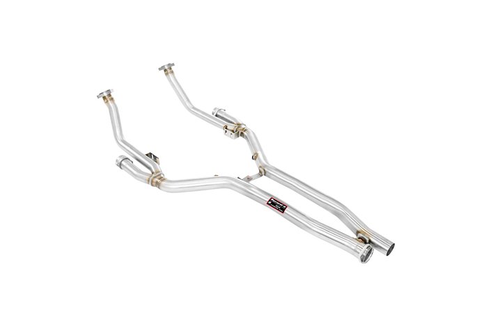 Tubo anteriore destro + sinistro (elimina catalizzatori) per MERCEDES W140 S 600 V12 (Long Wheelbase) '93 - '98