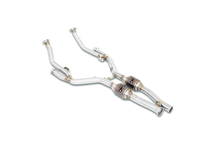 Anteriore con catalizzatore metallico Destro + Sinistro per MERCEDES W140 600 SEC V12 '92 - '93