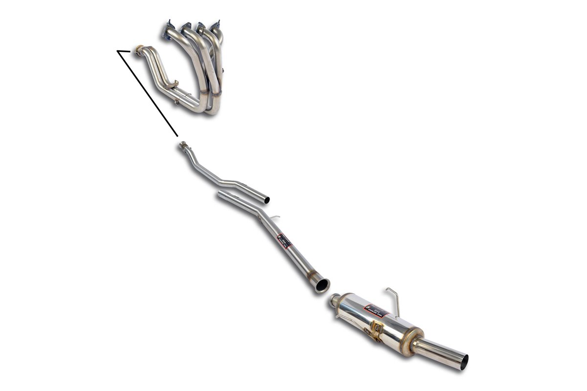 Performance Kit - Race endpipe per PEUGEOT 205 1.4i Cabrio "Roland Garros" ' 90 - ' 93
