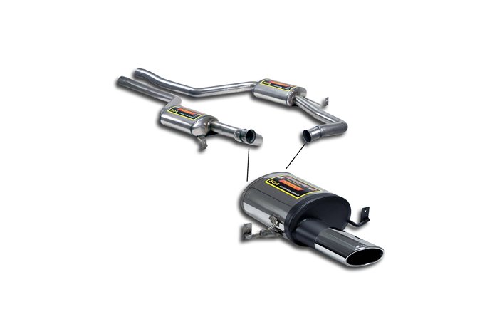 Street performance pack "Cat.-Back" per PORSCHE 928 S4 (5.0L V8 - 320 Hp) '86 - '92