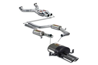 Street performance pack, Sport end tips per PORSCHE 928 GTS (5.4L V8 - 350 Hp) '92 - '95