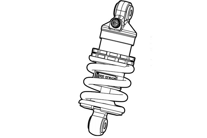 Ammortizzatore ÖHLINS STX 46 Street YA 518 per Yamaha Crypton 2007 – 2012