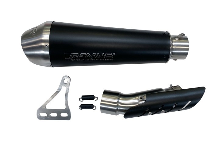 sistema di scarico terminale in inox nero Remus Powercone 5782 243024 HONDA CMX500 Rebel 2024-2025