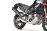 sistema di scarico terminale Tourance Dark in titanio QD Exhaust AAPR0090052 Aprilia Tuareg 660 2022-2024