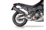 sistema di scarico terminale Tourance Dark in titanio QD Exhaust AAPR0090052 Aprilia Tuareg 660 2022-2024