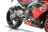 Impianto di Scarico Completo Titanio Gunshot Dark Aprilia Matter RS660 e Tuono 660 QD EXHAUST AAPR0080029