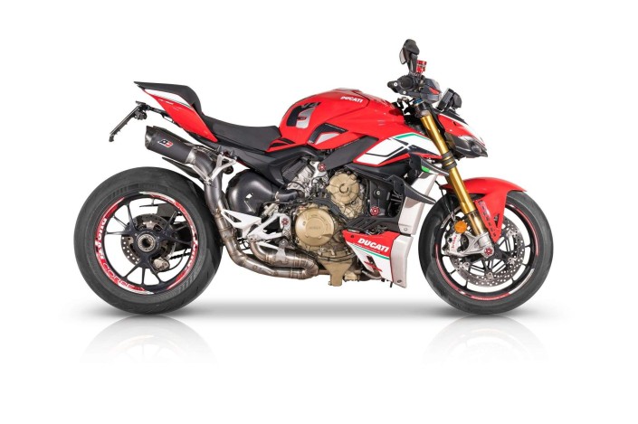 Ligne d'échappement semi-complète QD Exhaust ADUC0660029 pour Ducati Streetfighter V4 Euro 5 2022-2024