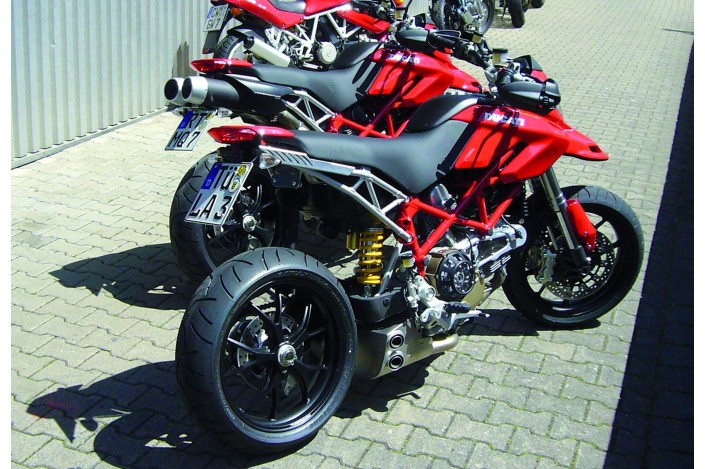 Impianto di scarico serie Ex-Box in inox QD Exhaust ADUC0270002 Ducati Hypermotard 1100 2007-2009