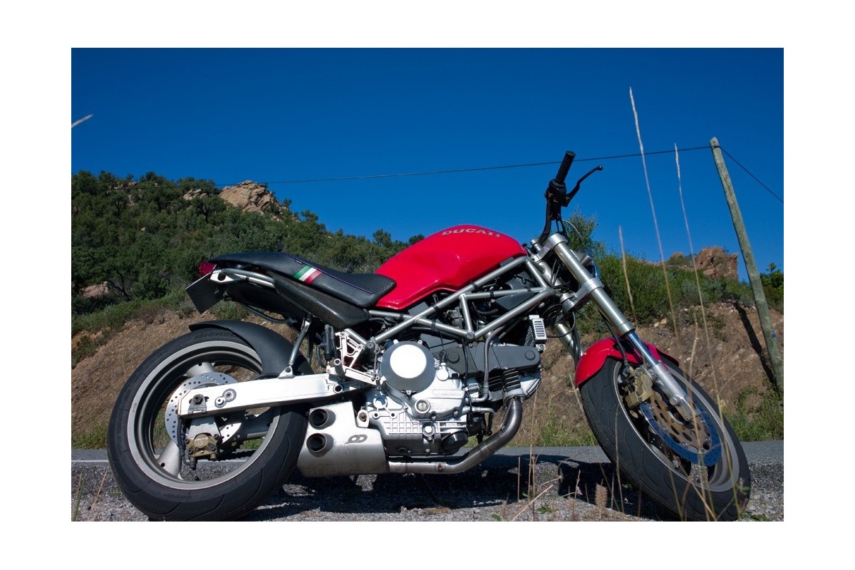 Ex-Box QD Exhaust Edelstahl-Serie Auspuffanlage ADUC0120001 Ducati Monster 1000
