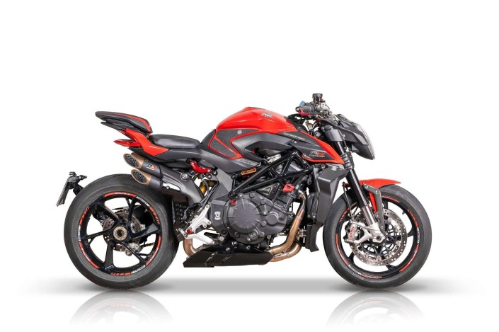 sistema di scarico Power Gun Dark Bronze QD Exhaust AMVA0080059 Mv Agusta Brutale 1000 RR/RS