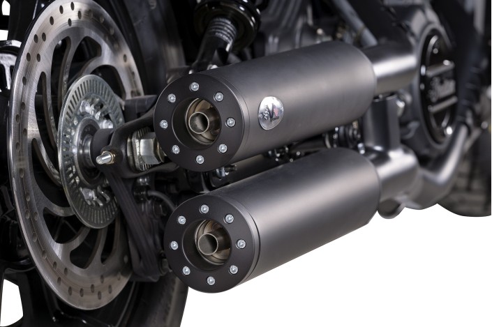 VPerformance Dark Chubby Exhaust Systems AIND0080014 Indian Scout / Scout Bobber 2015 -2020