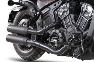 VPerformance Dark Chubby Exhaust Systems AIND0080014 Indian Scout / Scout Bobber 2015 -2020