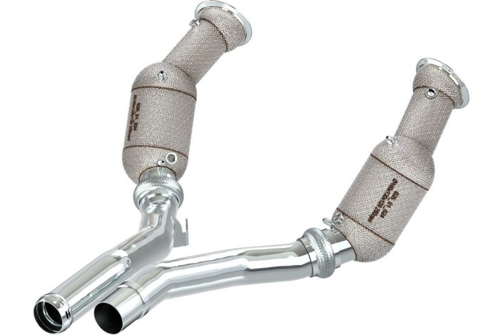 Dual exhausts with sports catalysts 250 Capristo 02AM02003022 Aston Martin Vanquish V12 Gen. 3 2024-2025