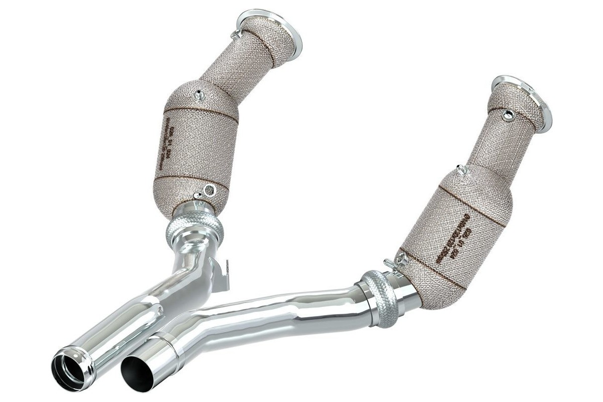Dual exhausts with sports catalysts 250 Capristo 02AM02003022 Aston Martin Vanquish V12 Gen. 3 2024-2025