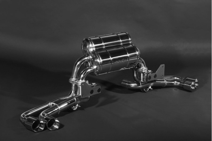 Impianto di scarico completo in inox con valvole Capristo 02FE02303001 per Ferrari 430