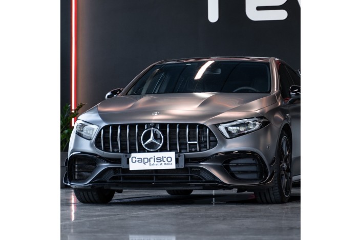 impianto di scarico completo in acciaio inox Capristo 02MB08403022 per Mercedes-Benz AMG A-CLA-GLA 45 W177 (387-421 CV)