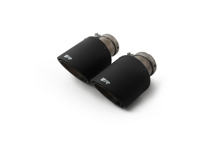 Set di terminali L/R in carbonio con interno in titanio 102mm Remus 0026 70CSRX